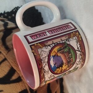 West Virginia Themed Mug with Cabin Design